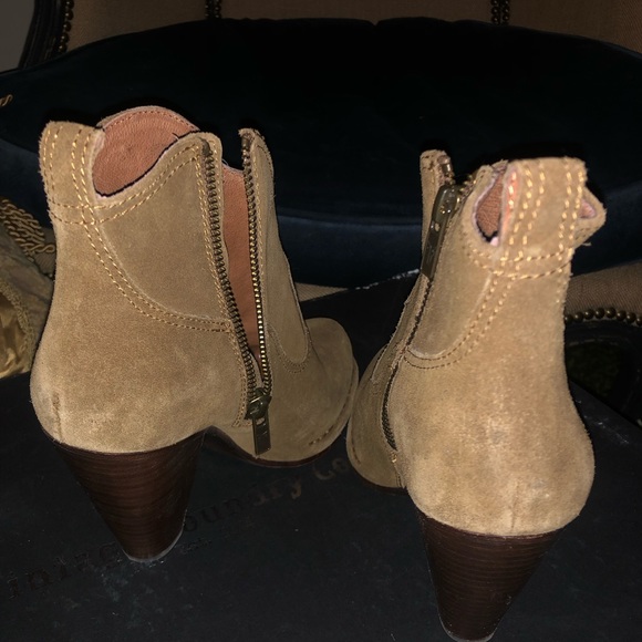 Frye Brown Suede Ankle Boots - Picture 7 of 7